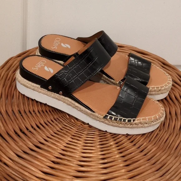 Franco Sarto A-Cappy Woven Platform Summer Sandal Womens 9 - Picture 3 of 8